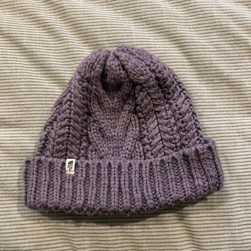 The North Face Purple Knit Toque